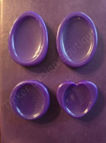 Glow in the dark and thermochromatic worry stone