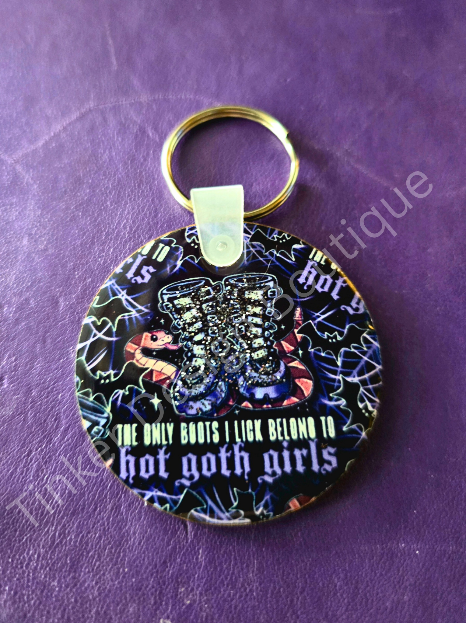 Hot goth girls keychain