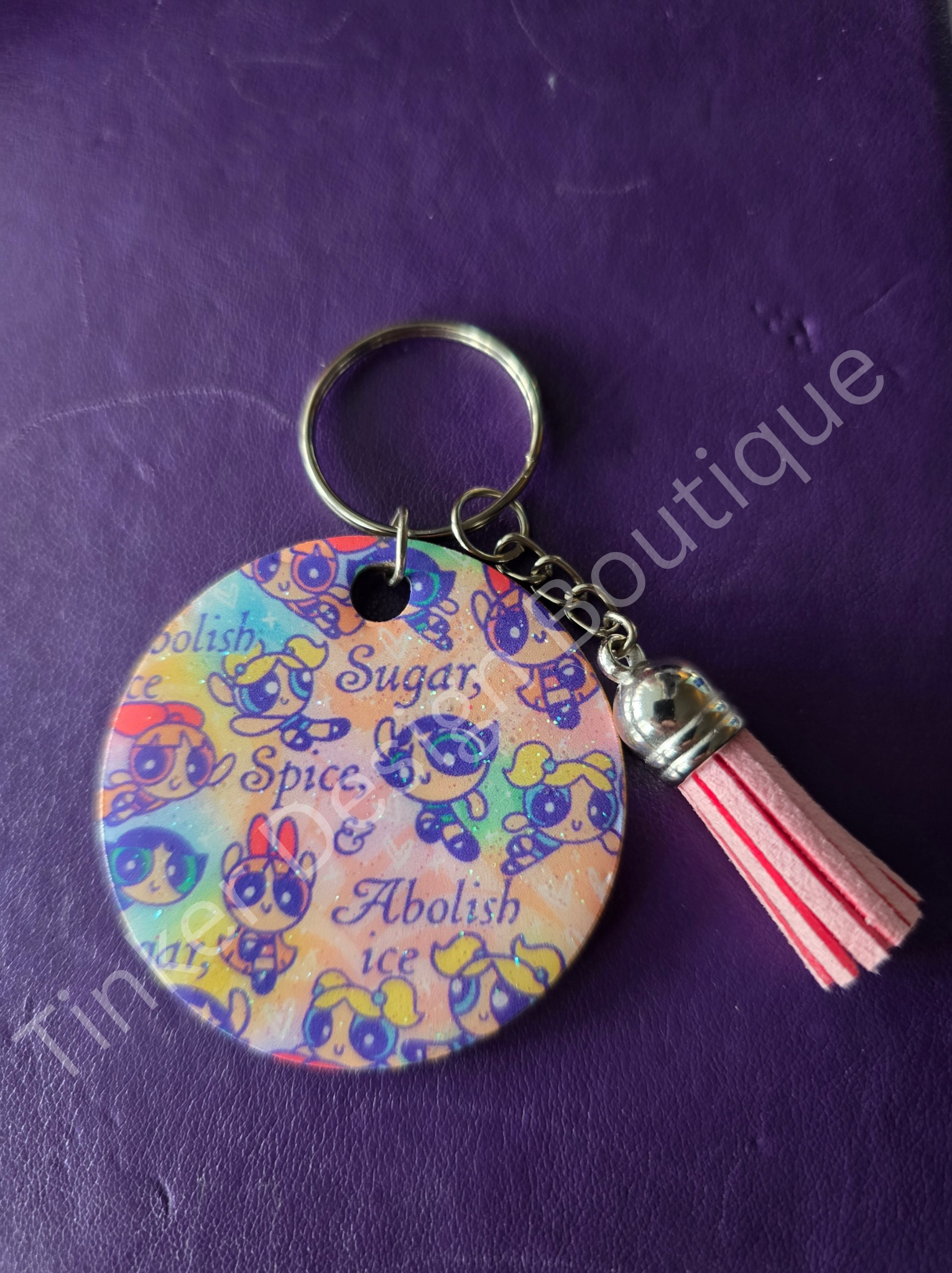 Abolish ICE keychain